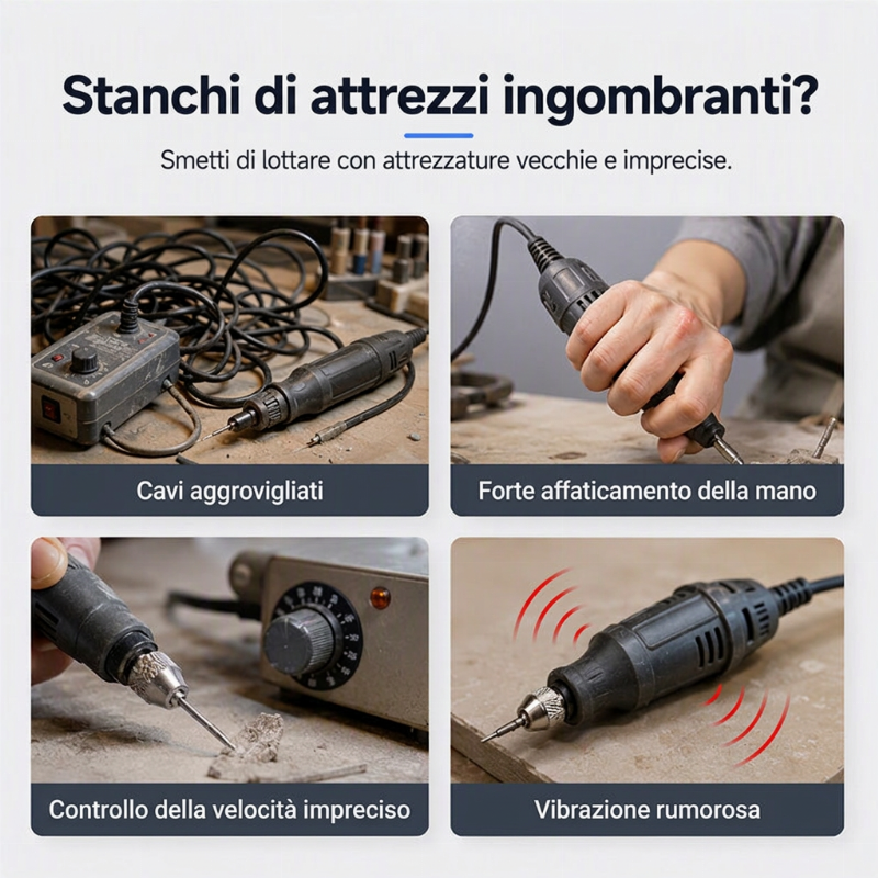 🖊️ Mini penna per incisione elettrica cordless – Strumento di incisione di precisione portatile