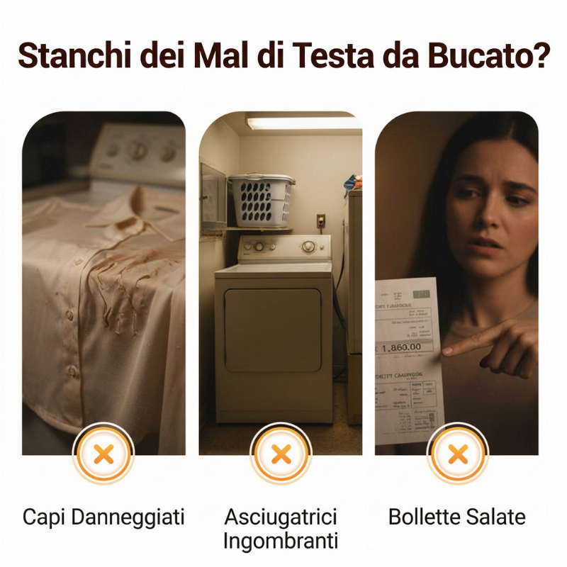 👕💨 Asciugabiancheria portatile – Sconto del 50%! Riscaldamento PTC da 600W, flusso d'aria delicato a 360°, eliminazione del 99,99% dei batteri – asciuga tutto in modo sicuro. ✨