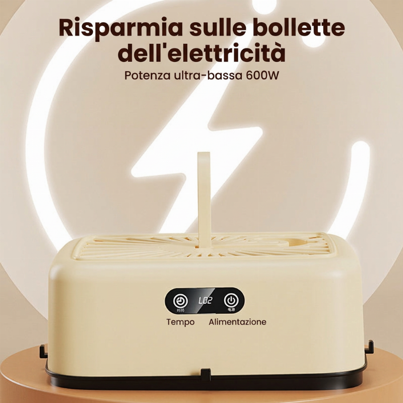 👕💨 Asciugabiancheria portatile – Sconto del 50%! Riscaldamento PTC da 600W, flusso d'aria delicato a 360°, eliminazione del 99,99% dei batteri – asciuga tutto in modo sicuro. ✨