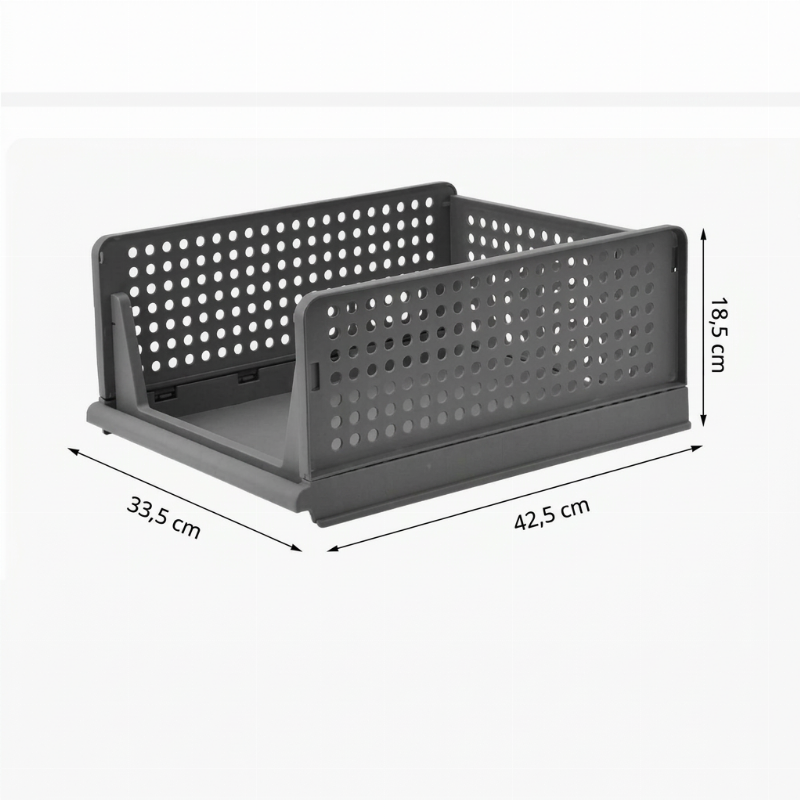 Organizzatore Impilabile per Guardaroba con Cassetto Scorrevole