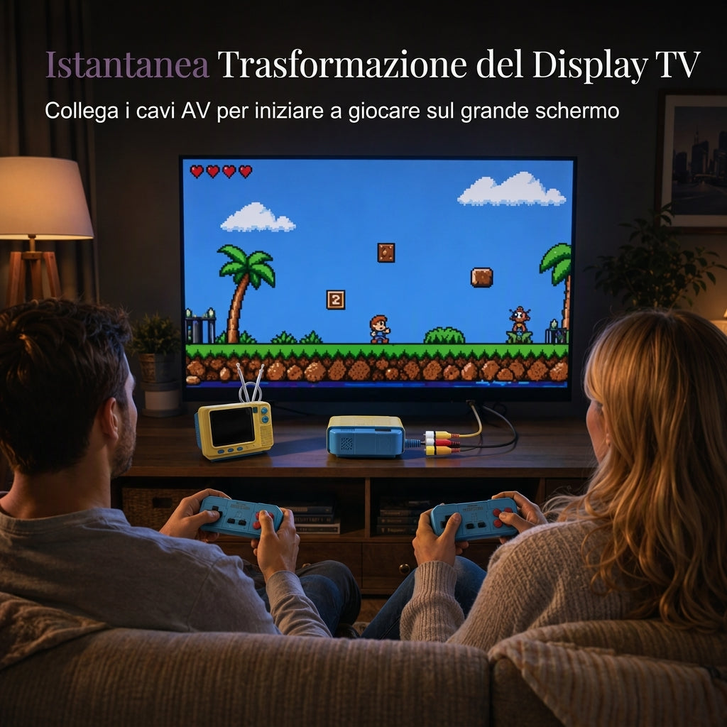 Console di gioco portatile per TV GV300S a forma di mini libreria retrò classica, nuova versione con scheda TF, lettore di giochi wireless nostalgico