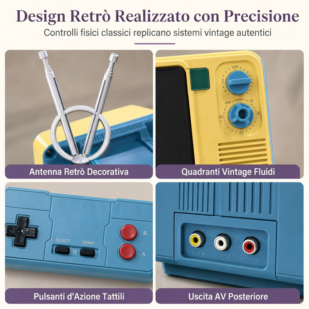 Console di gioco portatile per TV GV300S a forma di mini libreria retrò classica, nuova versione con scheda TF, lettore di giochi wireless nostalgico