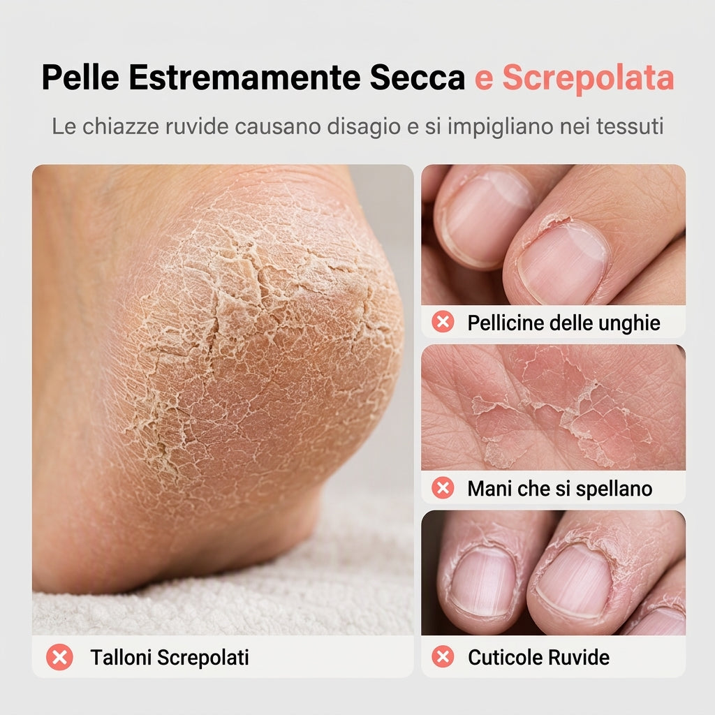 Bastone di Vaselina Idratante per Estremità e Piedi Secchi