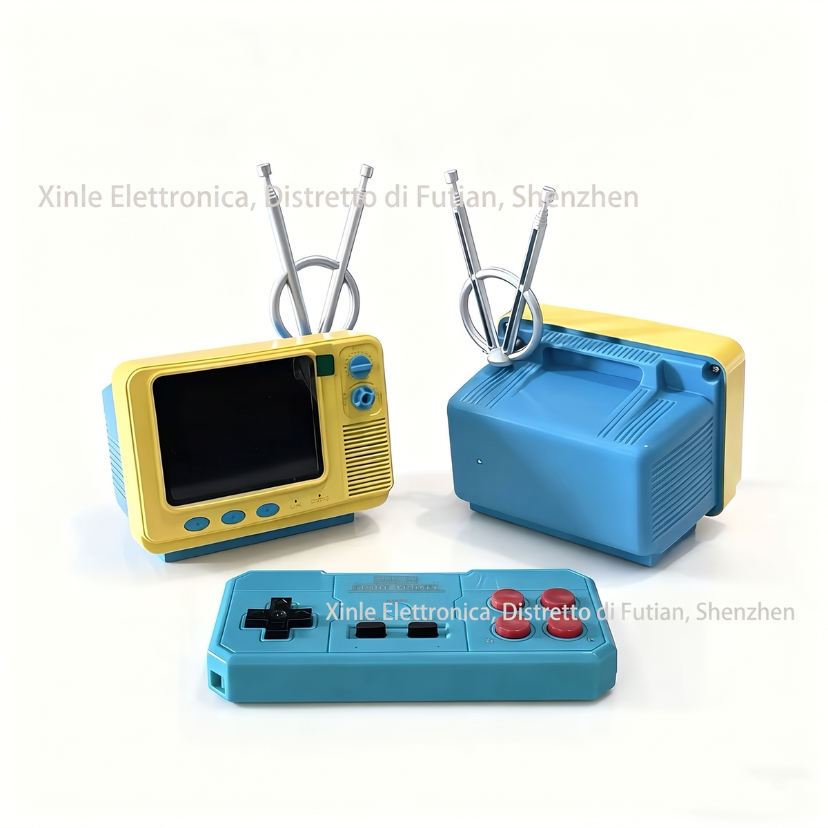 Console di gioco portatile per TV GV300S a forma di mini libreria retrò classica, nuova versione con scheda TF, lettore di giochi wireless nostalgico