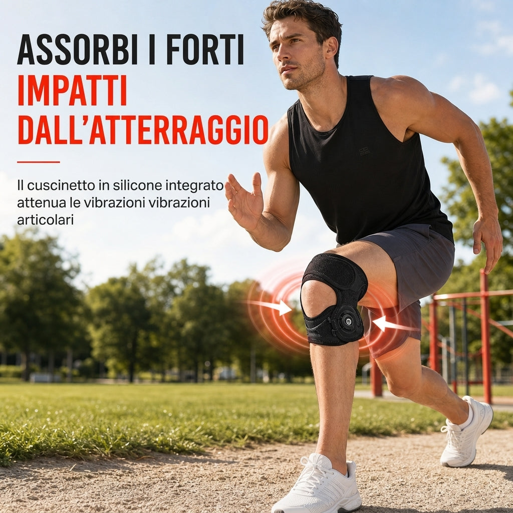 Cinghia regolabile in silicone per stabilizzare la rotula