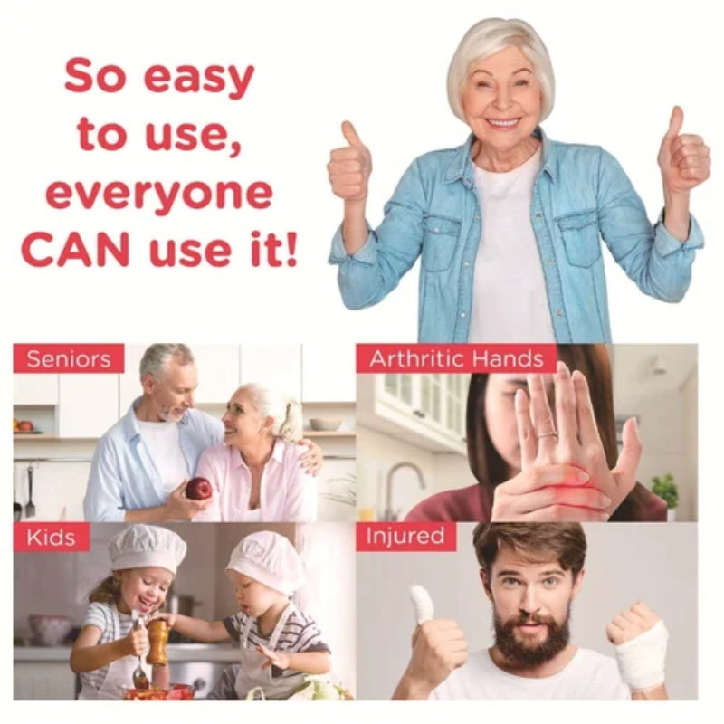 ✅Apriscatole Elettrico Automatico One-Touch 🥫 | Senza sforzo, bordi sicuri, funzionamento a batteria, design ergonomico