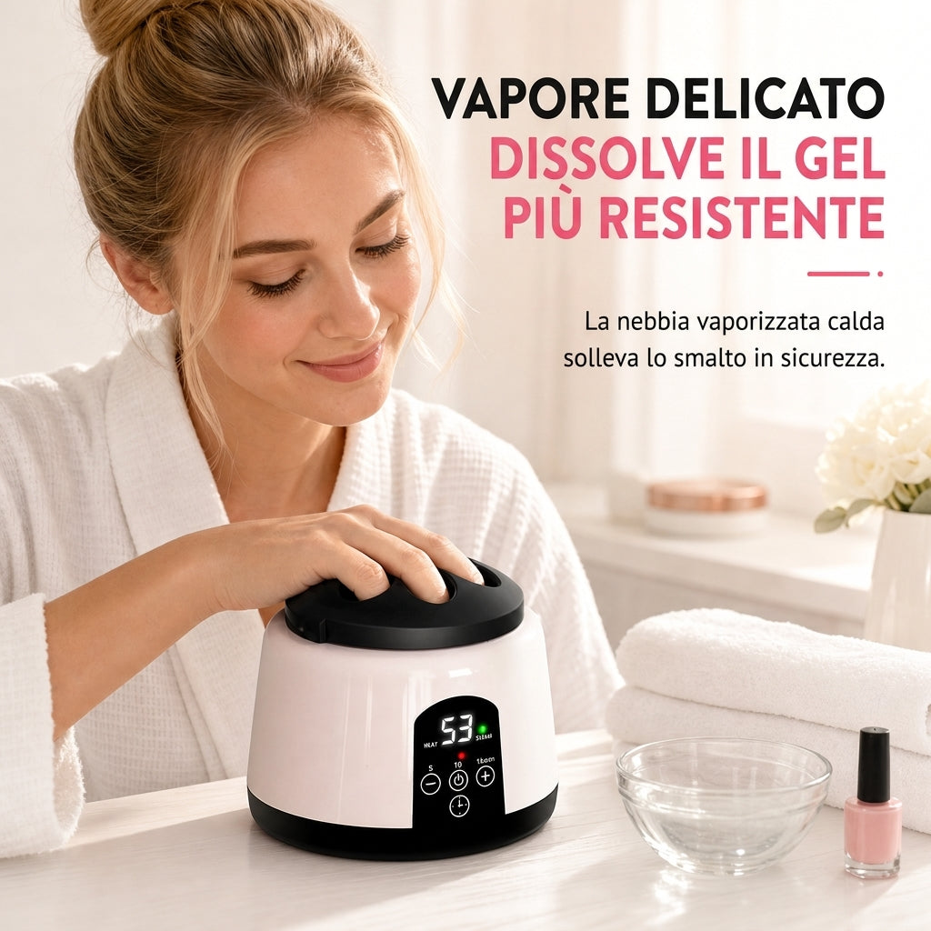 Macchina elettrica a vapore da 36W per la rimozione dello smalto per unghie, dispositivo professionale per la rimozione di gel e acrilico per manicure