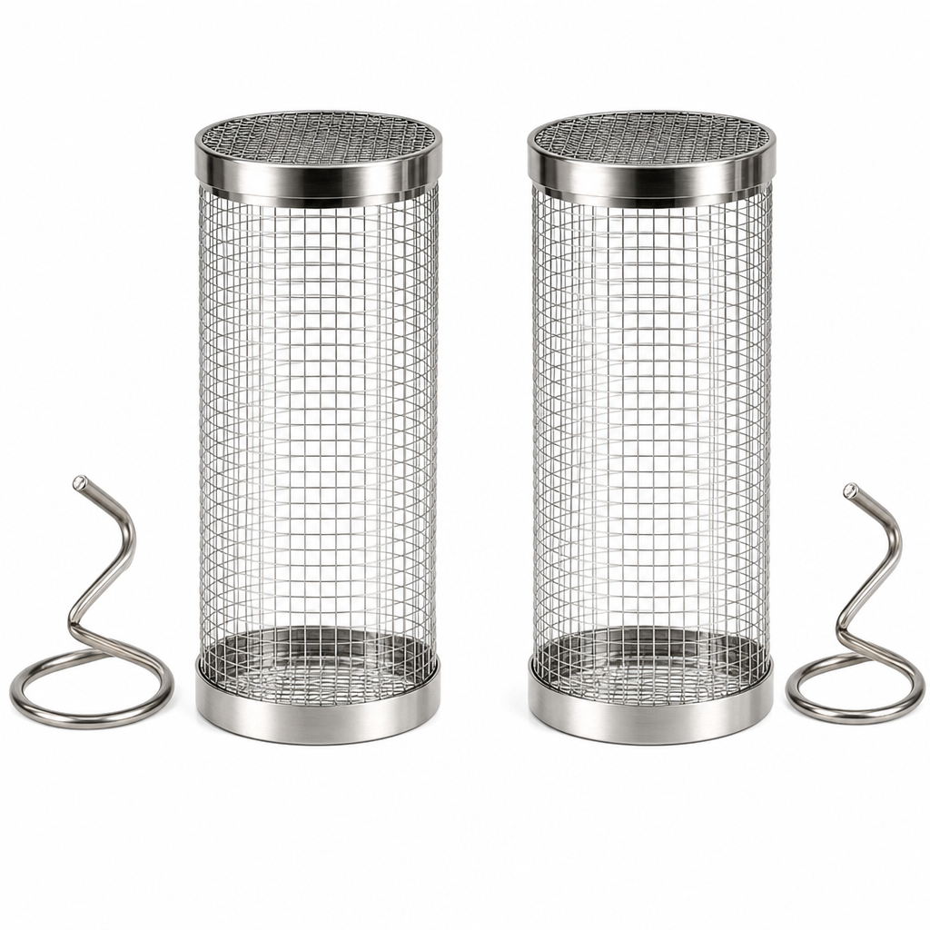 Tubo per compostaggio a lombrichi in acciaio inox per giardini
