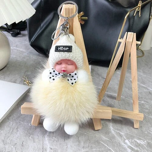 🎁NUOVI ARRIVI 50% DI SCONTO💥Portachiavi con Peluche Morbido