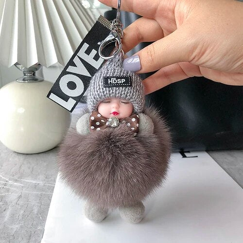 🎁NUOVI ARRIVI 50% DI SCONTO💥Portachiavi con Peluche Morbido