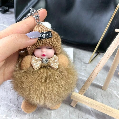 🎁NUOVI ARRIVI 50% DI SCONTO💥Portachiavi con Peluche Morbido