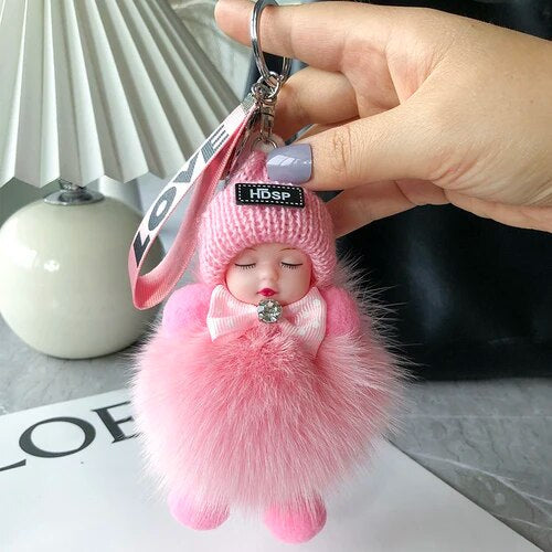 🎁NUOVI ARRIVI 50% DI SCONTO💥Portachiavi con Peluche Morbido