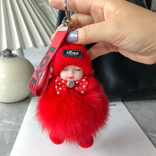 🎁NUOVI ARRIVI 50% DI SCONTO💥Portachiavi con Peluche Morbido