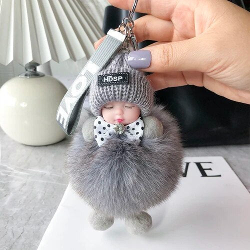 🎁NUOVI ARRIVI 50% DI SCONTO💥Portachiavi con Peluche Morbido