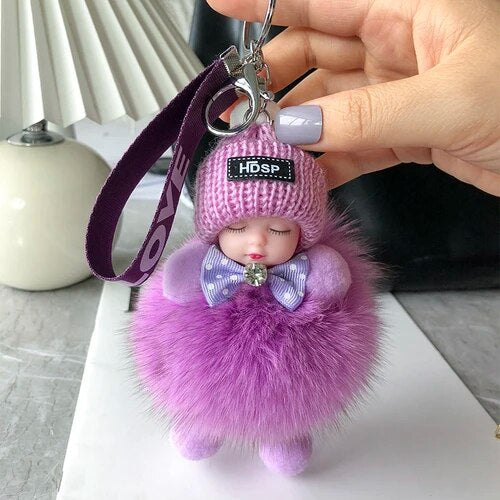 🎁NUOVI ARRIVI 50% DI SCONTO💥Portachiavi con Peluche Morbido