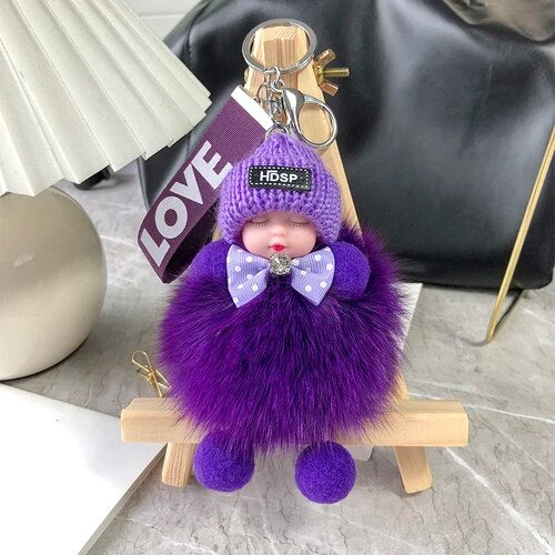 🎁NUOVI ARRIVI 50% DI SCONTO💥Portachiavi con Peluche Morbido