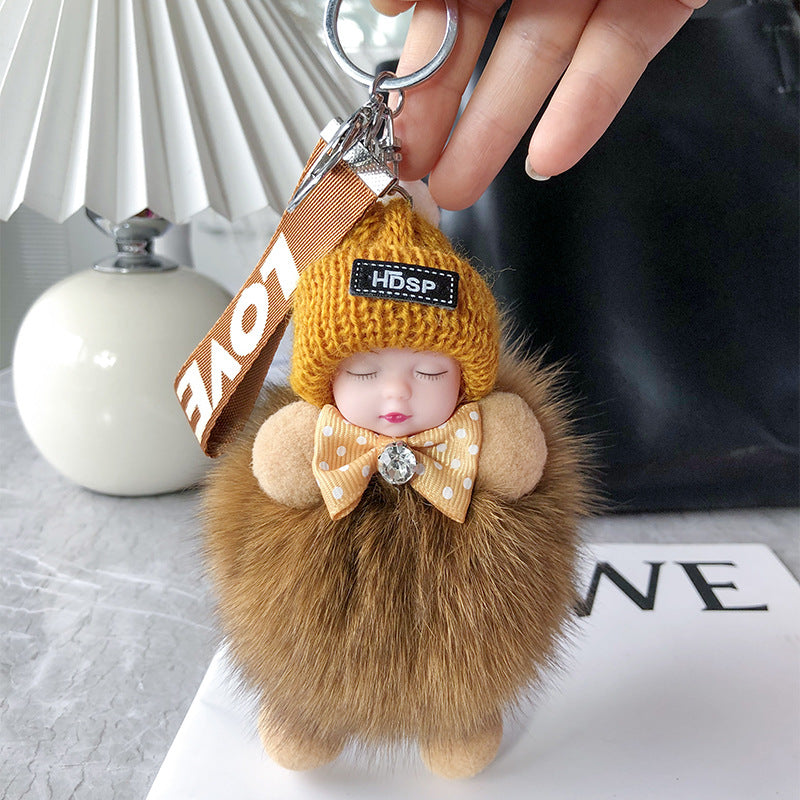 🎁NUOVI ARRIVI 50% DI SCONTO💥Portachiavi con Peluche Morbido