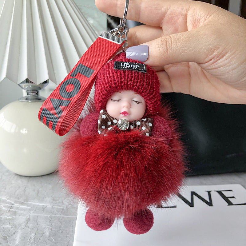 🎁NUOVI ARRIVI 50% DI SCONTO💥Portachiavi con Peluche Morbido