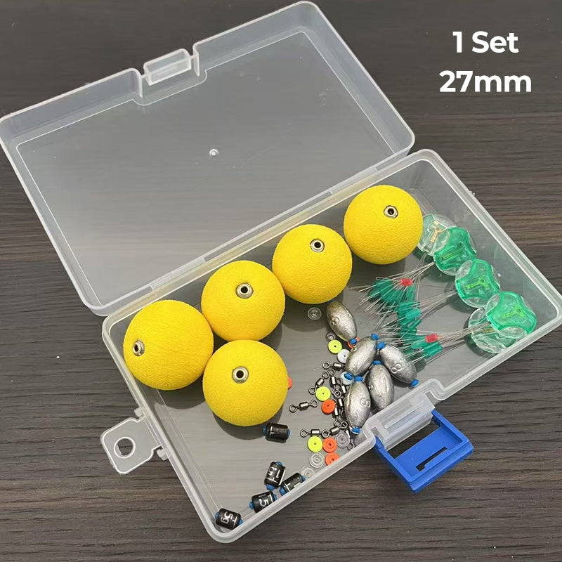 Kit completo per la montatura di galleggianti e piombi da pesca