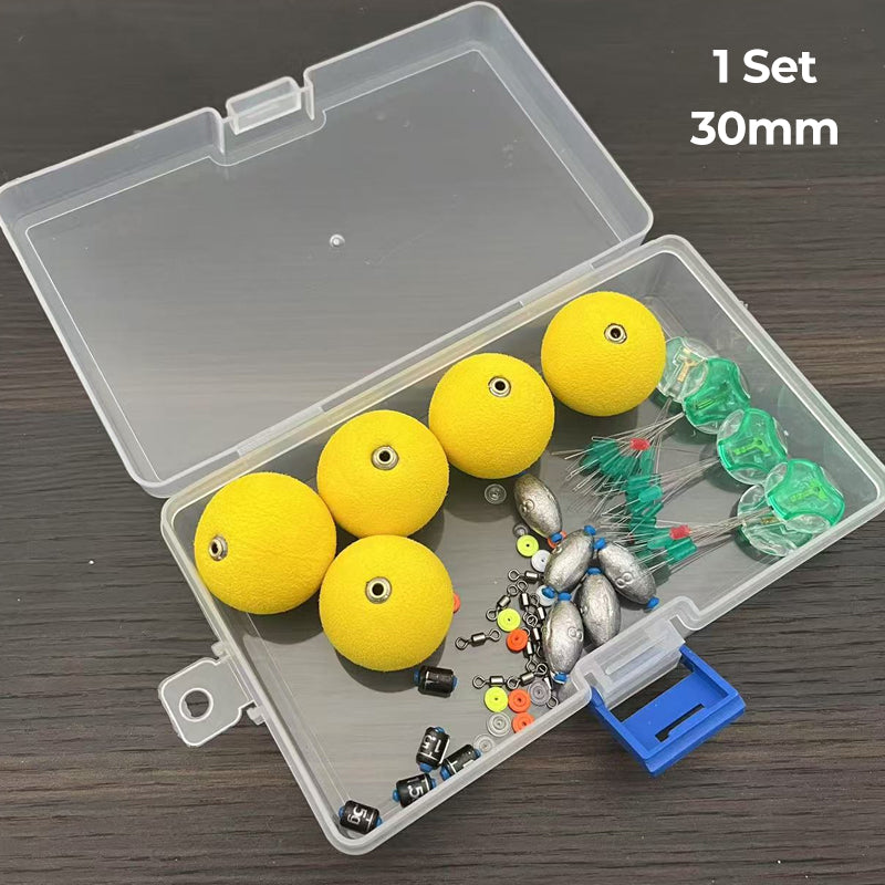 Kit completo per la montatura di galleggianti e piombi da pesca