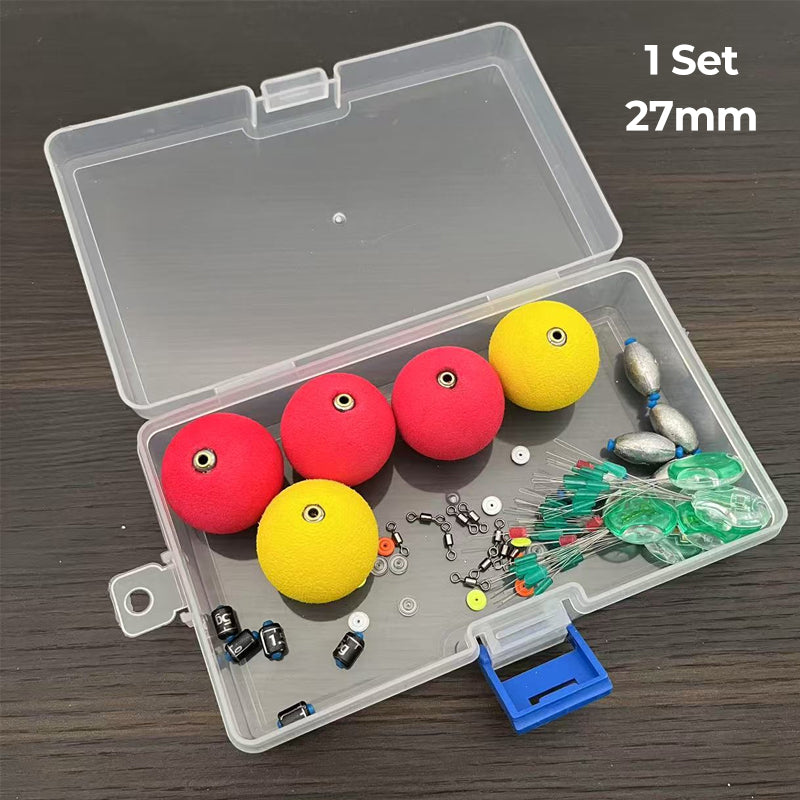 Kit completo per la montatura di galleggianti e piombi da pesca