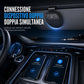 📢📢SCONTO DEL 50%!! ⏰ Paras schermo solare auto Bluetooth vivavoce SP11 con avviamento automatico attivato da vibrazione, supporto A2DP e voce che indica il numero del chiamante
