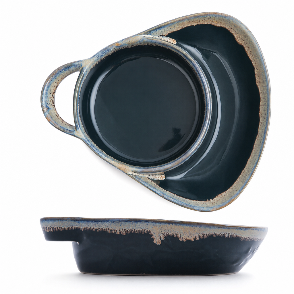 🍽️ SCONTO DEL 50% A TEMPO LIMITATO! ✨ Pirofila in ceramica retrò con scomparti – Stile vintage, resistente al calore, facile da trasportare 🥣