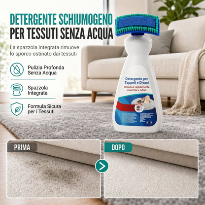 🥳 SUPER OFFERTA 🥳 💞 OLTRE 50.000 PEZZI VENDUTI! Detergente impermeabile! Schiuma, applicatore con spazzolino, senza bisogno di ammollo. Macchie eliminate – ordina subito! ✅