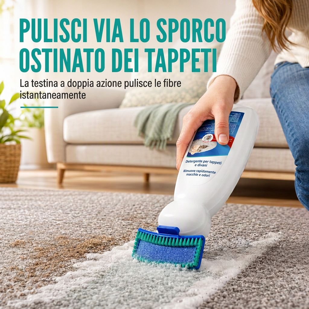 🥳 SUPER OFFERTA 🥳 💞 OLTRE 50.000 PEZZI VENDUTI! Detergente impermeabile! Schiuma, applicatore con spazzolino, senza bisogno di ammollo. Macchie eliminate – ordina subito! ✅