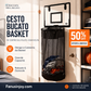 🔥Offerta a tempo limitato! Amerai questo cesto per biancheria!🏀Cesto per biancheria a forma di canestro da basket da appendere alla porta