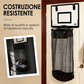 🔥Offerta a tempo limitato! Amerai questo cesto per biancheria!🏀Cesto per biancheria a forma di canestro da basket da appendere alla porta