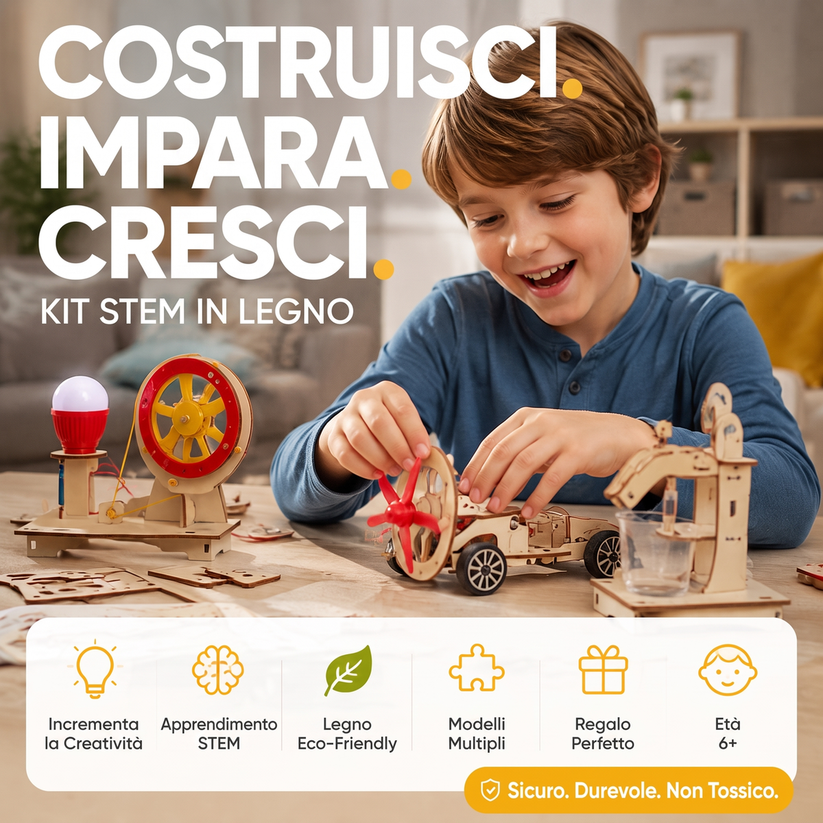 🔥Offerta Speciale🛠️🔥 Giocattoli tecnologici fai da te creativi