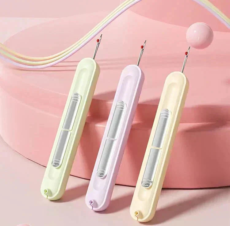 🧵 Strumento 2 in 1 Infila Ago e Scucitore – Pratico e Indispensabile per il Cucito ✨