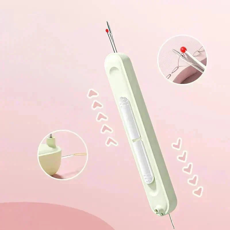 🧵 Strumento 2 in 1 Infila Ago e Scucitore – Pratico e Indispensabile per il Cucito ✨