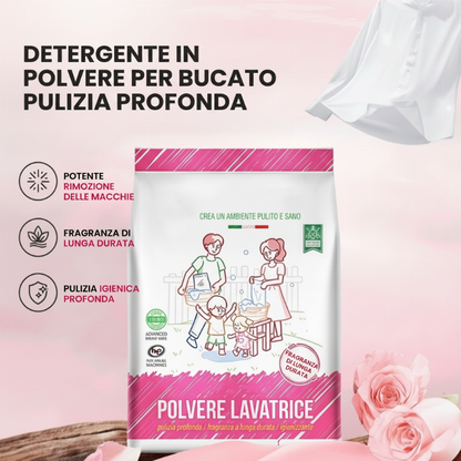 👃💥 SCONTO DEL 50%! 3 volte il potere pulente del tuo vecchio detersivo in polvere e un profumo che dura 72 ore: non solo sui tuoi indumenti, ma anche nel bagno, sul divano e in auto. È come se tutta la tua casa fosse appena uscita dalla lavanderia!