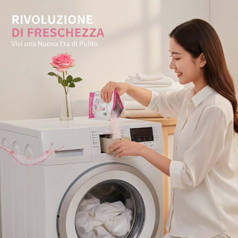 👃💥 SCONTO DEL 50%! 3 volte il potere pulente del tuo vecchio detersivo in polvere e un profumo che dura 72 ore: non solo sui tuoi indumenti, ma anche nel bagno, sul divano e in auto. È come se tutta la tua casa fosse appena uscita dalla lavanderia!