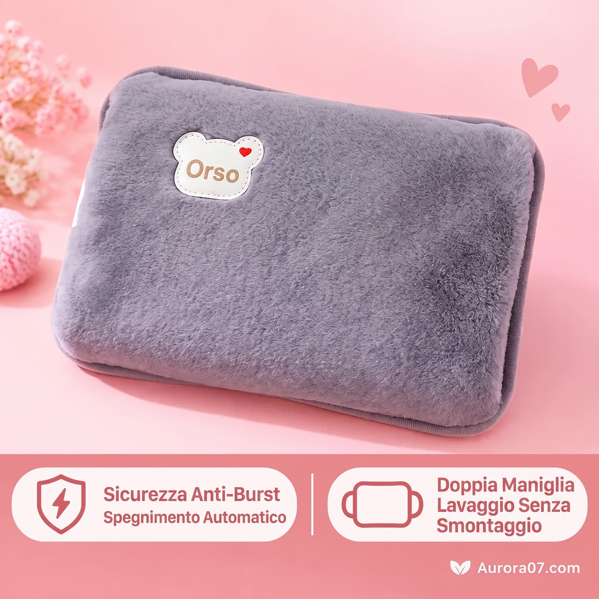 🔥 SUBITO SCONTO DEL 50%! 🧊 Boracca termica ricaricabile, termoforo antideflagrante 🧤❄️