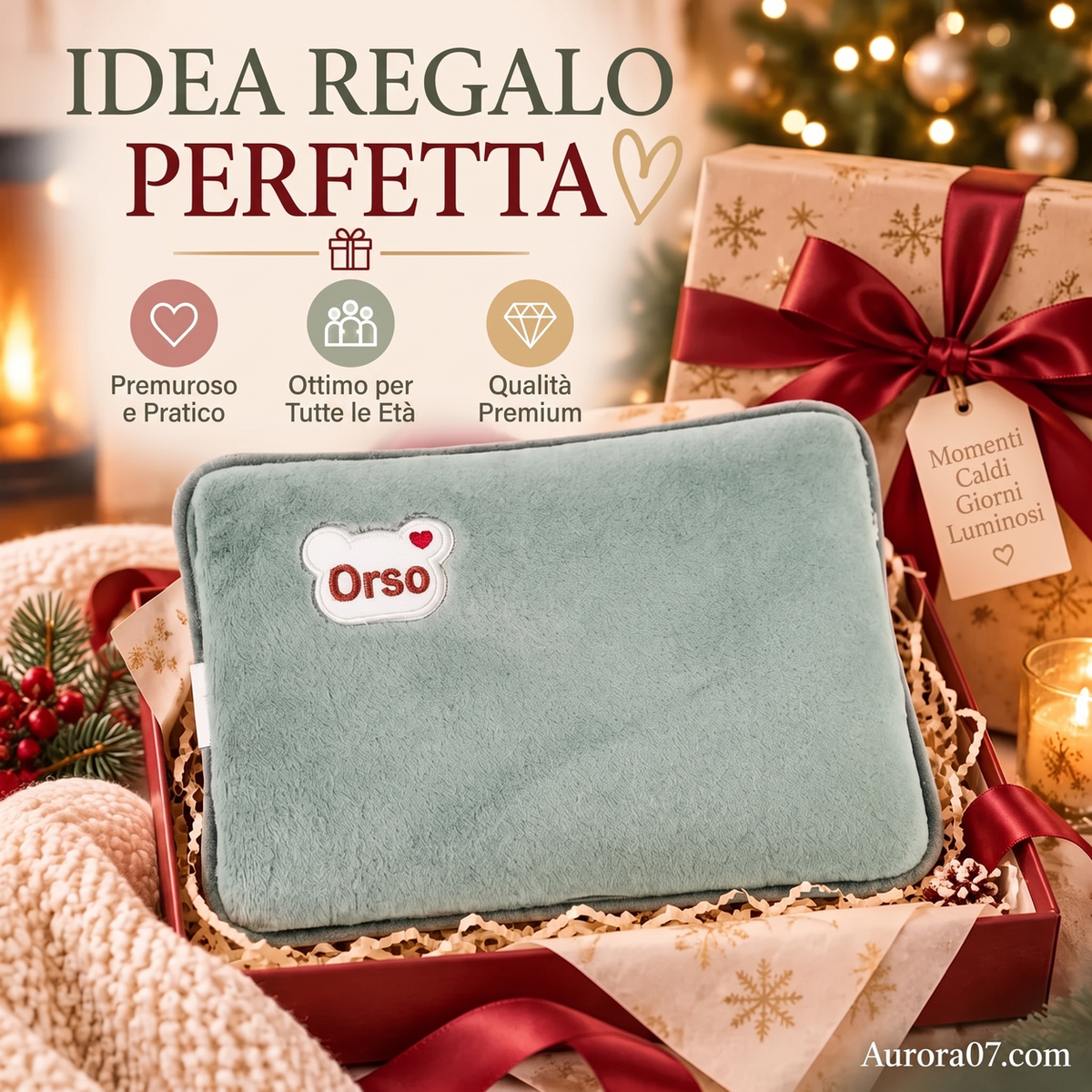 🔥 SUBITO SCONTO DEL 50%! 🧊 Boracca termica ricaricabile, termoforo antideflagrante 🧤❄️