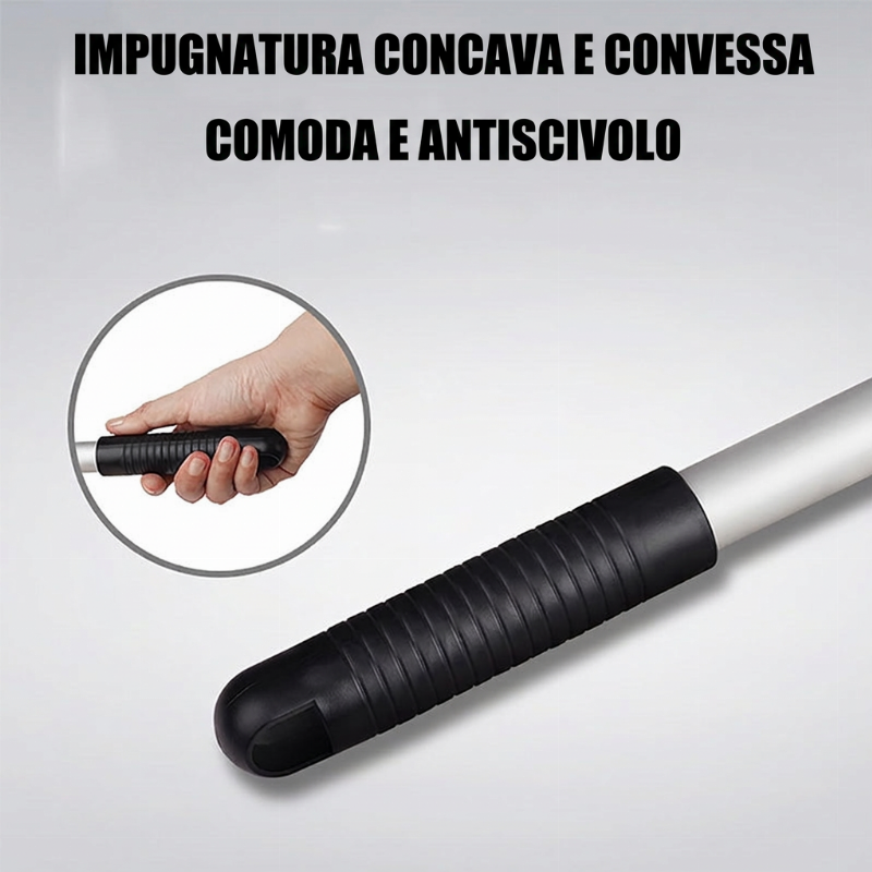 Strumento pulitore per finestre parabrezza estendibile