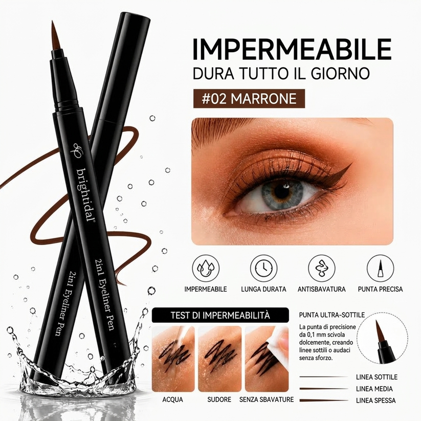 Impermeabile • Resistente alle sbavature • Lunga tenuta