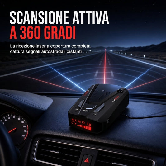 V7 Rilevatore di Auto Dispositivo di Avviso Mobile con Avvisi Vocali in Cinese, Inglese e Russo