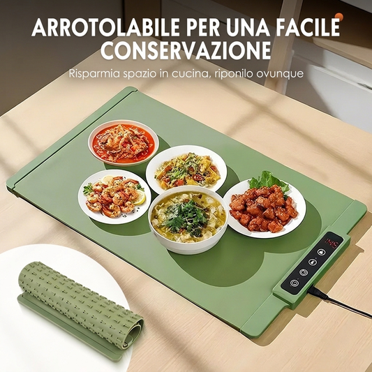 Tappetino riscaldante elettrico per alimenti