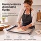 🍪 Tappetino da forno in silicone – Teglia pieghevole antiaderente