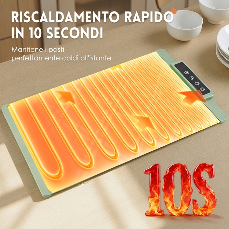 Tappetino riscaldante elettrico per alimenti