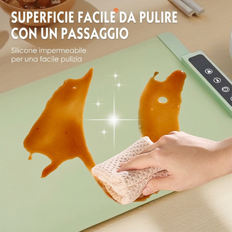 Tappetino riscaldante elettrico per alimenti