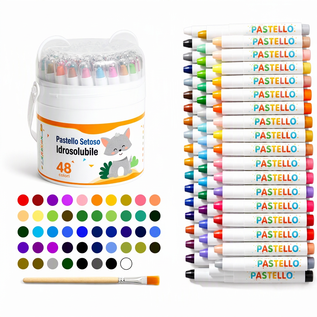 ⏳Offerta a tempo limitato al 50%⏰ Goitali® Pastelli e pastelli a olio lavabili per bambini😇🎨