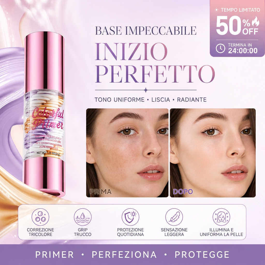 💖 Primer multifunzionale 3-in-1 per il viso prima del trucco