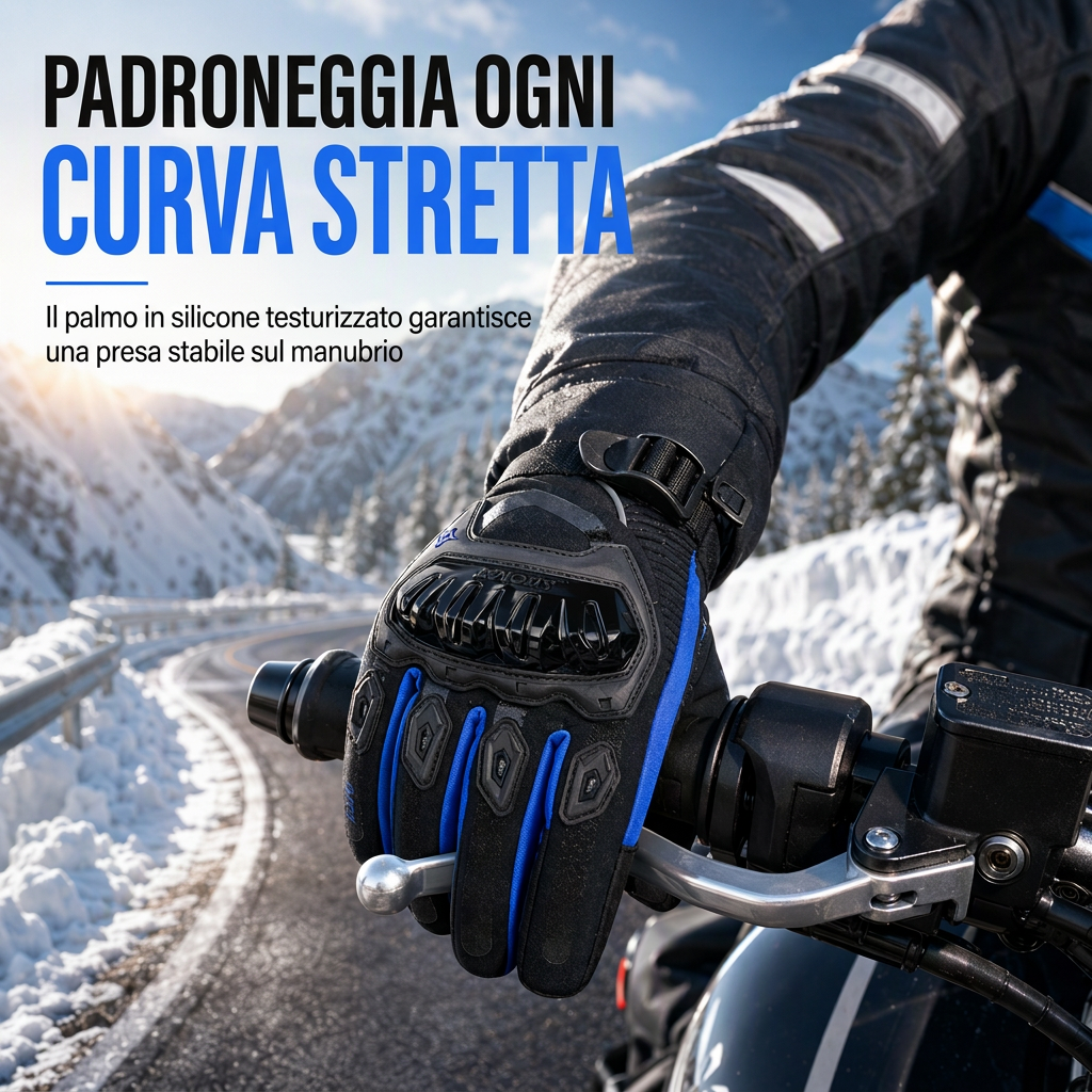 ⏳🔥 LIMITED TIME 50% OFF! ⏰❄️Winter Motorcycle Gloves – Touchscreen Compatible, Waterproof, Windproof and Thermal with Long Cuff – Keep Hands Warm on Every Ride. 🧤🏍️