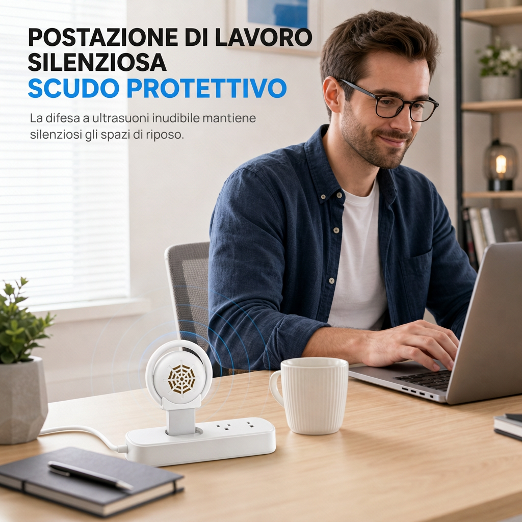 Repellente ultrasonico portatile per parassiti tramite USB
