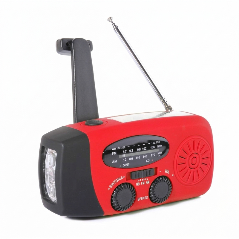 📻 -50% DI SCONTO SUBITO!🔋Radio solare di emergenza portatile multifunzione⚡